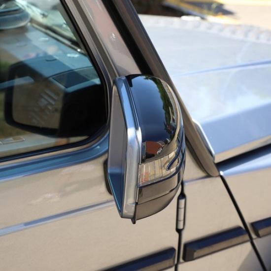 Глянцевая черная накладка на боковое зеркало заднего вида для Mercedes-Benz G-Class 2004-19 GLE ML US