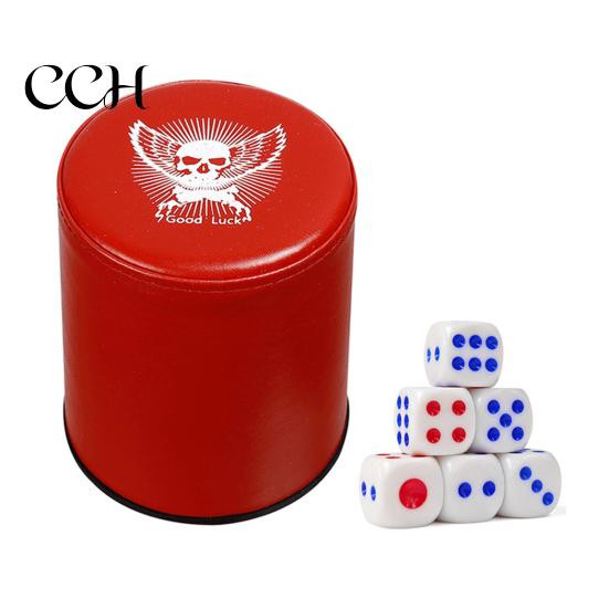 Enjoyable And Quiet Dice Cup Set Silent Shaking Enjoy Noise-free Gaming with Standard Felt Lining Large Diameter Non-tapered
