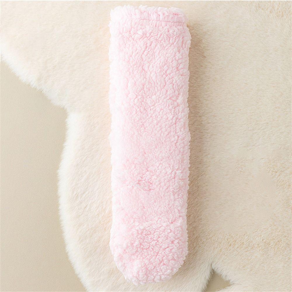 1pair Soft Cashmere Sleep Sock Thermal Carpet Home Socks Fashion Floor Socks  for Women Men