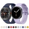 Оригинальный силиконовый ремешок для Samsung Galaxy Watch 8/8 classic 40 мм 44 мм 46 мм Спортивный ремешок correa pulseira Браслет Ремешок для Galaxy Watch 8