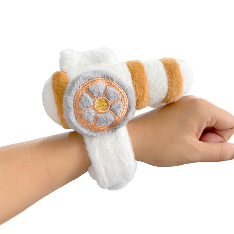 Creative Airplane Snap Ring Bracelet Plush Toy Doll Airplane Standing Shoulder Doll Children's Accompaniment Soothing Ragdoll