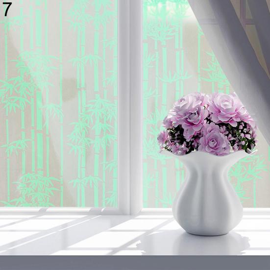 Ванная комната Бабочка Пузырь Цветок Матовая Декоративная Наклейка На Окно Конфиденциальности Фильм