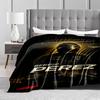 Formula Racer Design BlackFlannel blanket for bedroom, living room, sofa, and nap