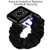 Elastic Hair Band Replacement Watch Strap for Apple Watch Series 10 42mm/9 8 7 41mm/6 5 4 SE SE (2022) SE (2023) 40mm/3 2 1 38mm ,Size: S