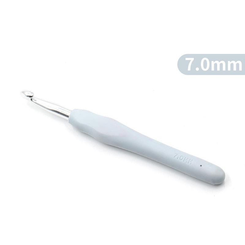 Набор инструментов для вязания крючком с мягкой ручкой для домашнего хозяйства, спицы для вязания свитеров, вязание крючком своими руками, сумка для шарфа, игла с двойной головкой для шерсти