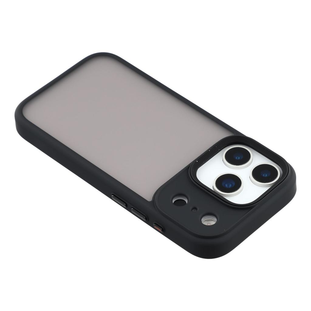 For iPhone 17 Pro Case Shockproof TPU+PC Phone Back Cover with Metal Buttons