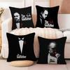 Film The GGodfather Cushion Cover Soft Plush Fabric DoubleSided Printed Sofa Cushion Cover for All Seasons Home Decor Gift