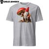 Garden Gnome On Mushroom Unisex T-Shirt - Enchanted Forest Graphic Tee