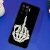 Чехол-скелет со средним пальцем для OPPO A17 A57 A77 A78 A15 A16 A52 A72 A76 A96 A74 A94 A5 A9 A31 A93 A54S A53S A57S