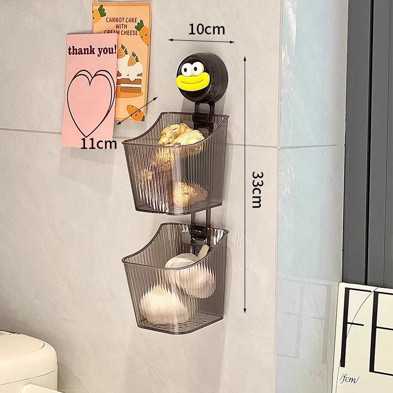 Контейнер для хранения чеснока и имбиря, Кухонный контейнер для хранения, Настенная корзина для хранения, Настенная корзина для хранения, Настенная полка для хранения на кухне