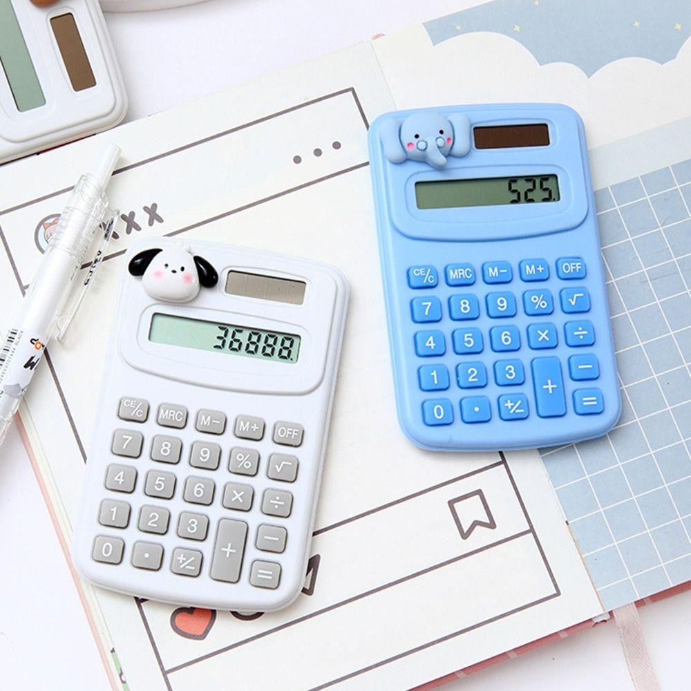 Милый мини-калькулятор 8-разрядный бухгалтерский калькулятор Высококачественный математический калькулятор Школа