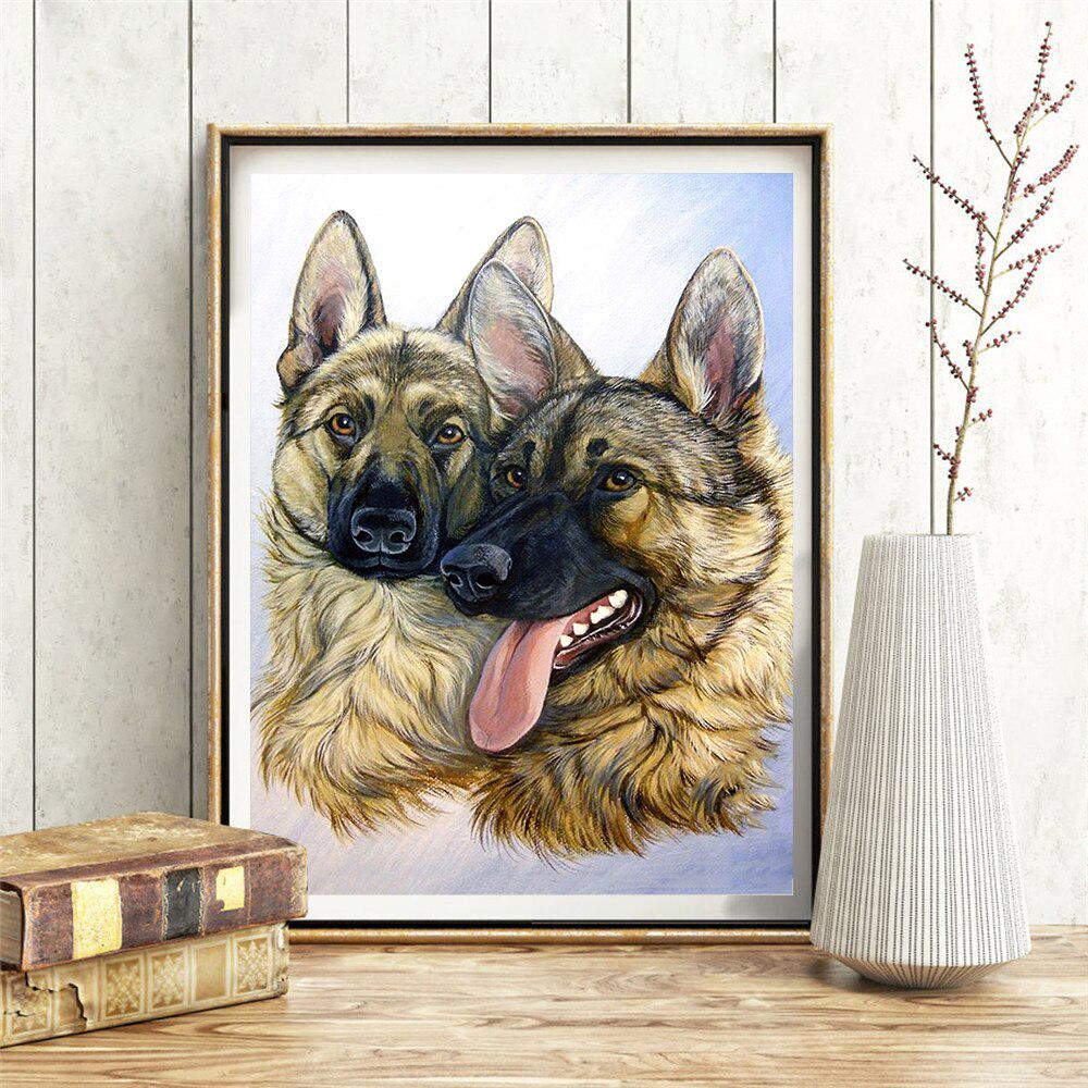 5D DIY Алмазная картина Полная дрель Собака Новые поступления Домашнее украшение Мозаика Животное