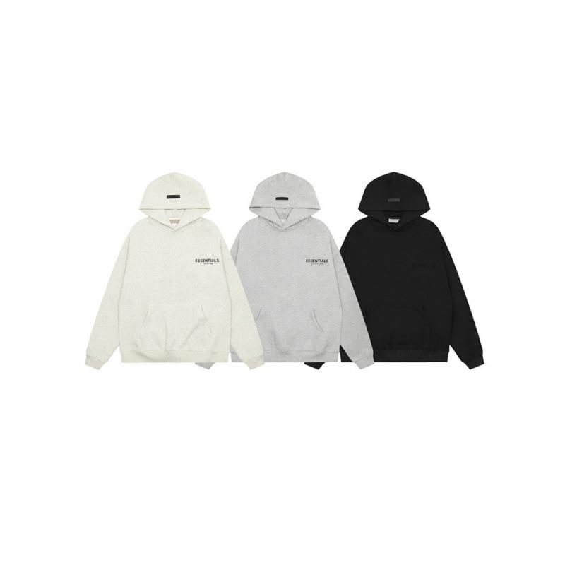 Мужская толстовка FOG с плюшевой подкладкой, двойная строчка, модный американский бренд, термотрансфер ESSENTIALS, свободный крой, парная куртка F