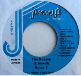 7-дюймовая пластинка HOME T - The Reason NONE Jammy's Records Ямайка Регги, Ска и Даб Б/У