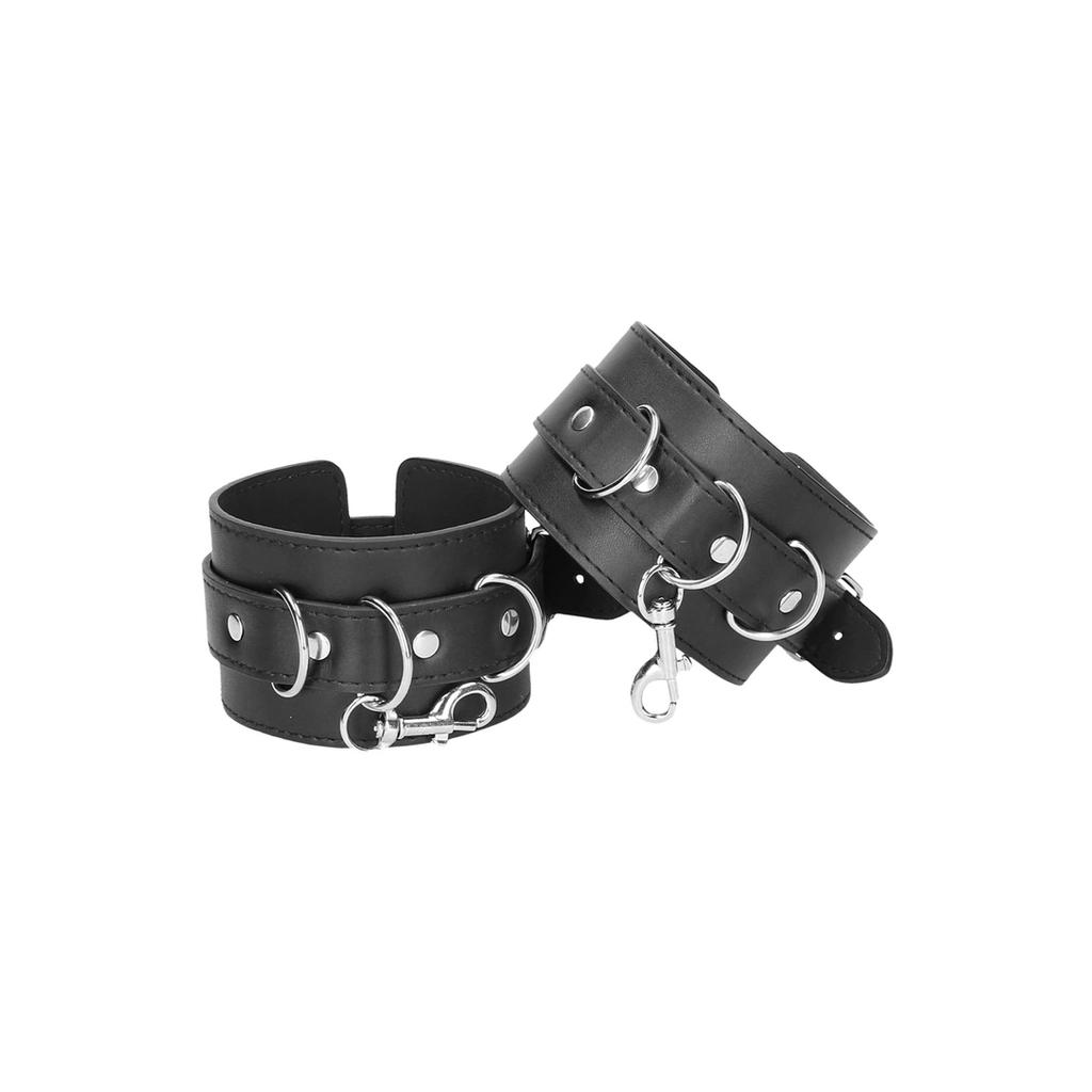 Ouch! - Leather handcuffs and ankle chains