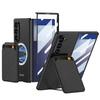Чехол для Samsung Z Fold 7 Магнитный Держатель для карт из кожи Слот Защитная пленка для экрана Стеклянная пленка Кошелек Карман для наличных
