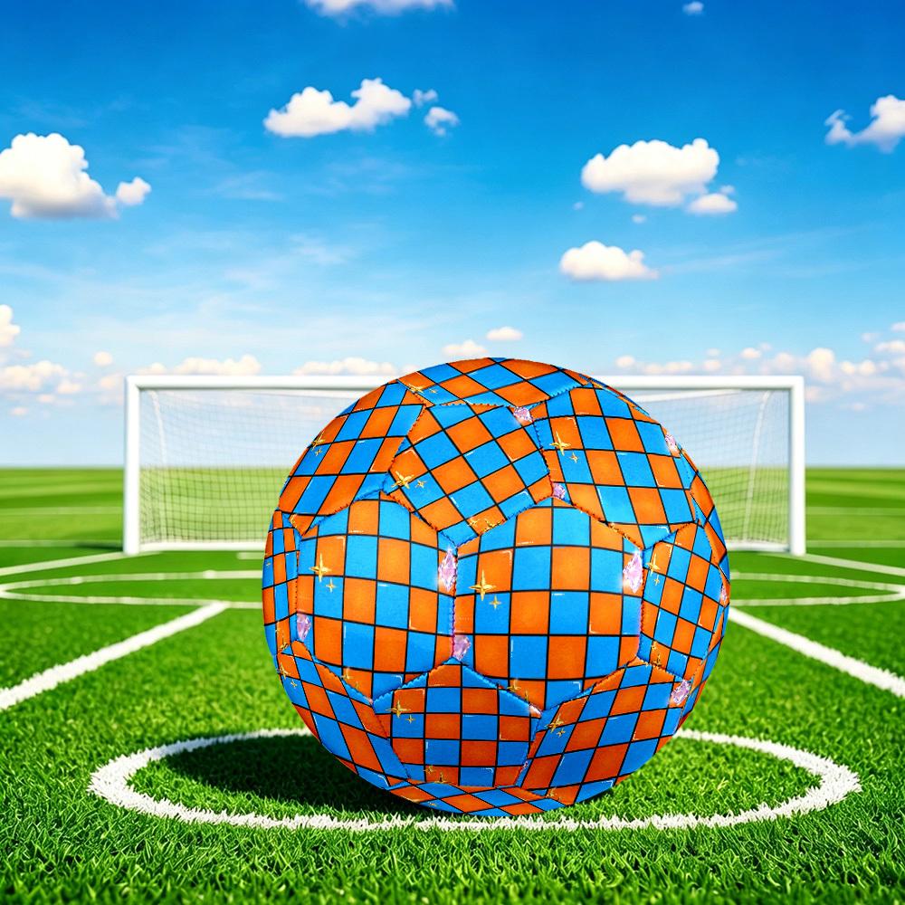 1pc Colorful Stars Size 5 Soccer Ball Professional Match Training Football Indoor &Outdoor Sports Ball Lightweight Durable c6541