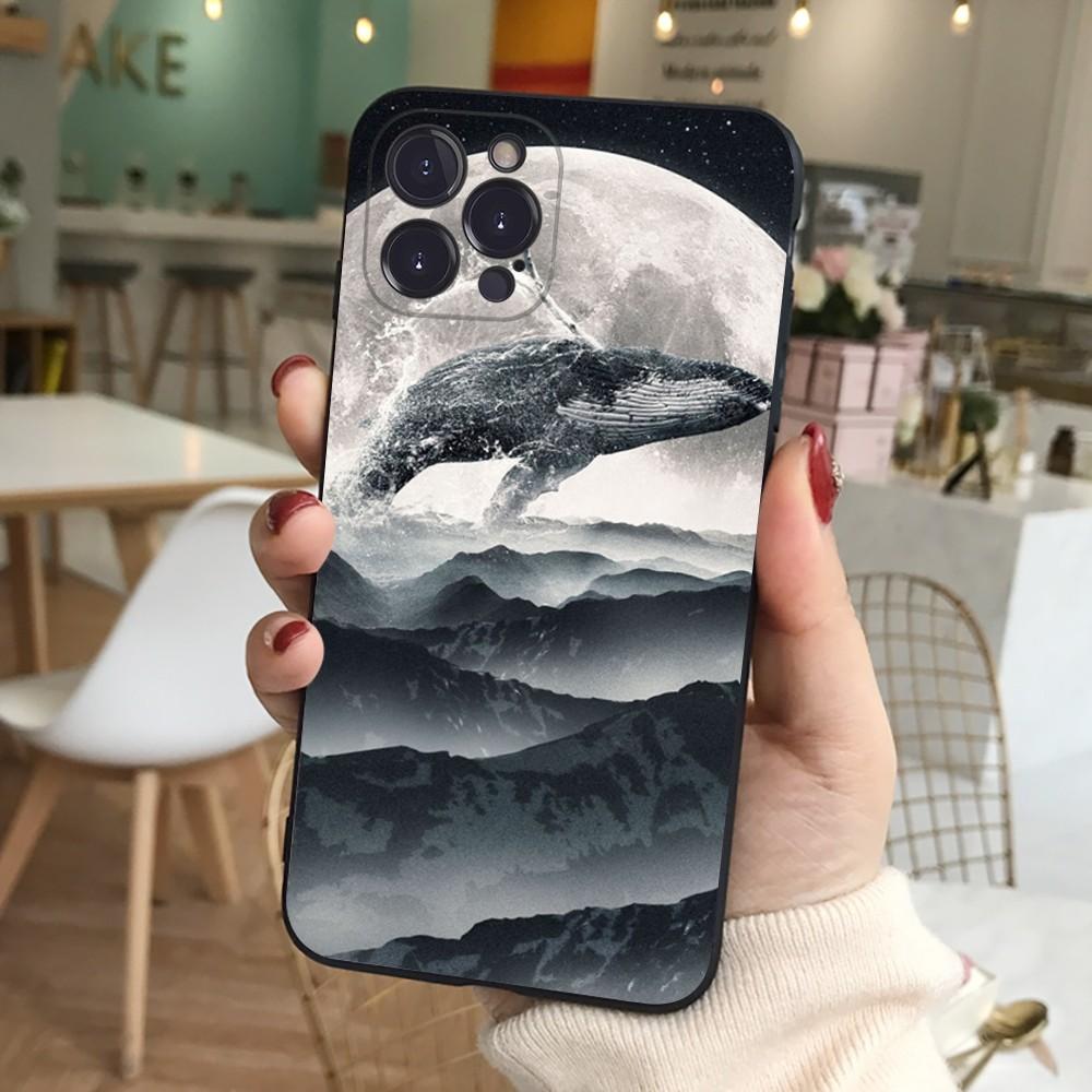 Чехол для телефона Кит Силиконовый Мягкий для iphone 16 15 14 13 12 11 Pro Mini XS MAX Plus X Чехол