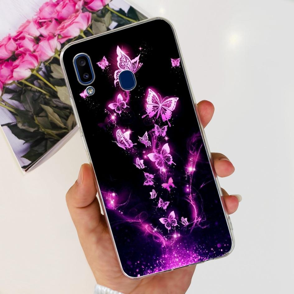Чехол для Samsung Galaxy A20 A205 SM-A205F Силиконовый Чехол Милый Астронавт Мягкие Чехлы для Телефона Для Samsung A20e A202F A30 A305F Бампер