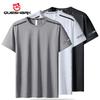 Men's Quick Dry Sport T-shirt Elastic Loose Workout Fitness Running Hiking Gym Tank Tops Short Sleeve Shirt Summer MM417