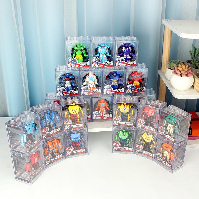 Мини Ручной Робот-Трансформер Игрушка для Детей - Карманная Модель Автобота Конструктор