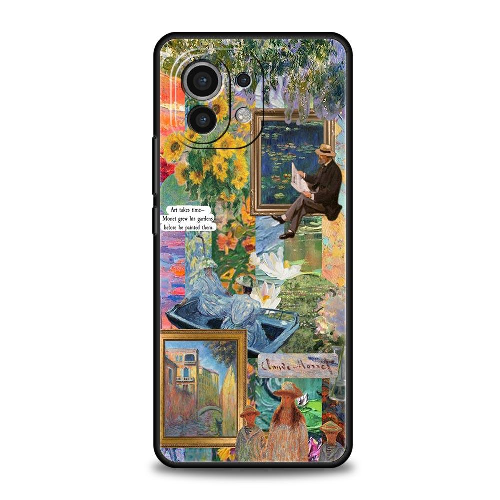 Чехол для телефона 'Звездная ночь' в стиле Ван Гога для Xiaomi 14 13T 12T Pro 12 13 11 Ultra Mi Note 10 Lite 10T 5G 11X Pro 11T 11i 9T Мягкая крышка