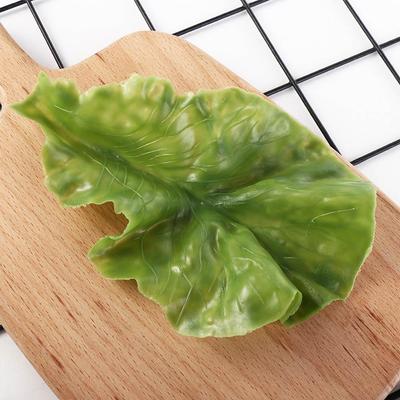 Зеленый ПУ Декор для Кухни Искусственный Реалистичный Живой Листья Салата Украшение Салатом Модель Овоща