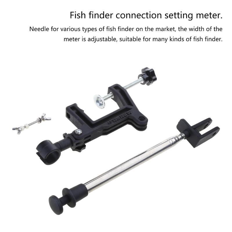 Fishing Finder Mount Base Telescopic Fishfinder Support Rack Mounting Arm