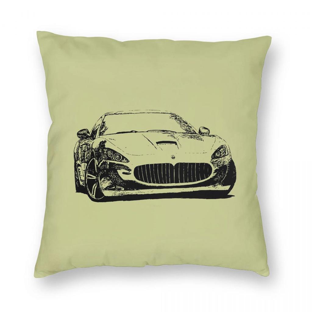 Gran Turismo World Series Grey Square Pillowcase Pillow Cover Cushion Throw Pillow for Home Bedroom Car