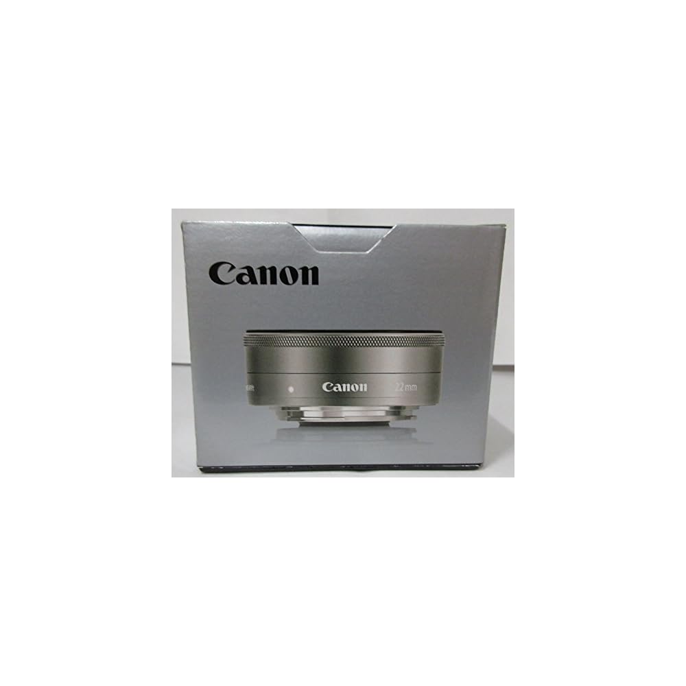 Canon EF-M22mm F2 STM Silver Wide-Angle Prime Lens (Compatible with Mirrorless Cameras) EF-M222STMSL