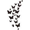 20Pcs/lot 3D Butterfly Mirror Wall Sticker Decal Wall Art Removable Wedding Decoration Kids Room Decoration Sticker