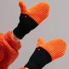 Creative Knitted Goose Gloves Long Swan Gloves Warm   Outdooor