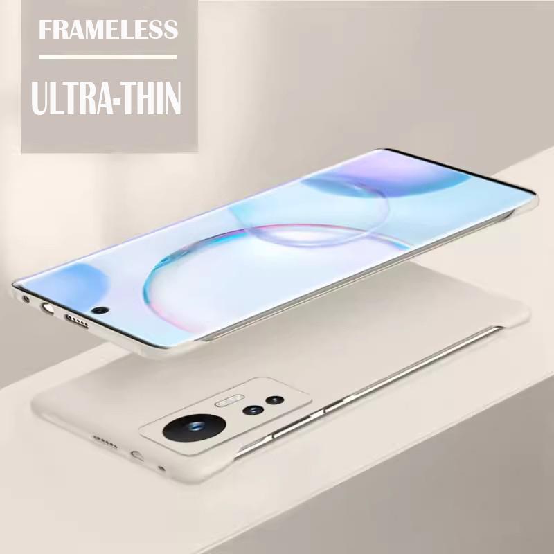 Безрамный тонкий матовый жесткий чехол-накладка из ПК для Xiaomi 12 12x 12s бамперные чехлы mi 12 Pro 12T противоударный чехол Fundas Coque