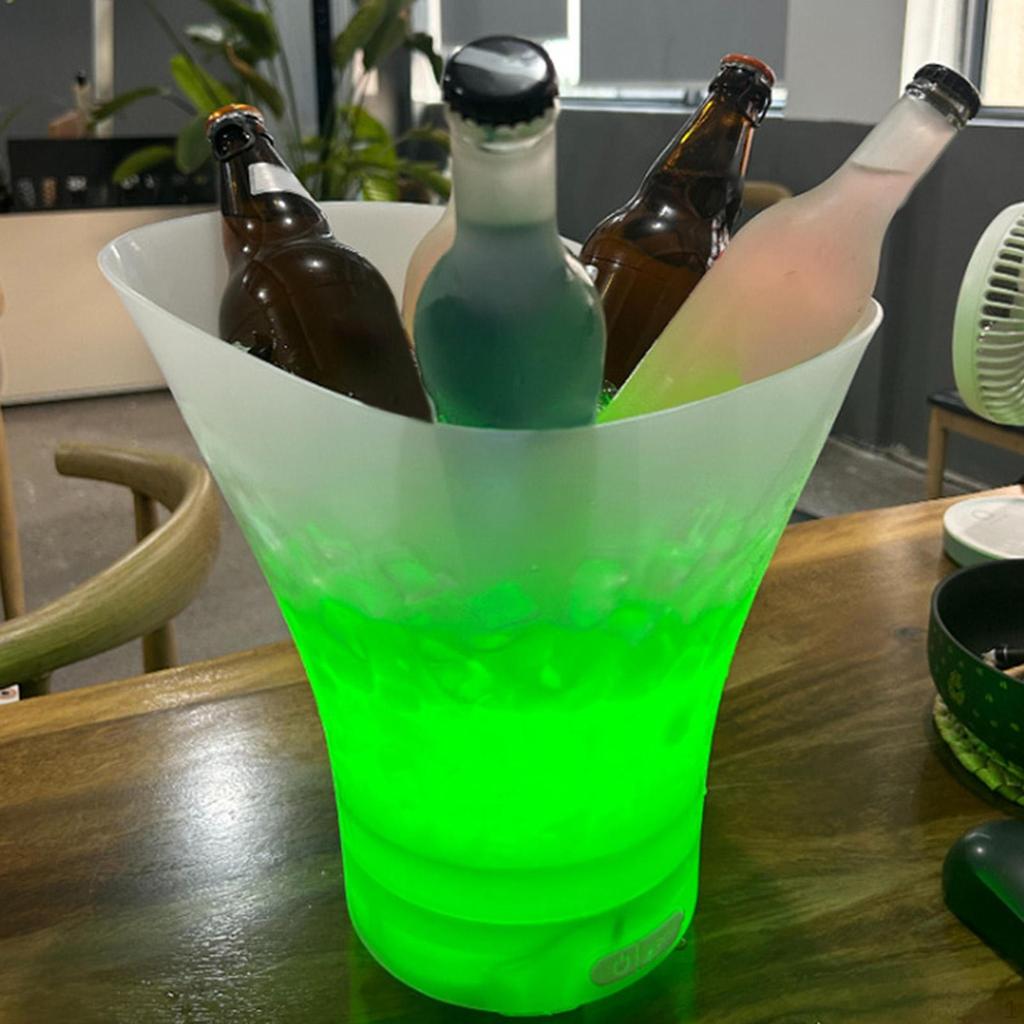 Портативный динамик BT 7L Ведро для льда с подсветкой для настольного компьютера