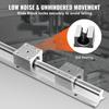 VEVOR Linear Guide Rail Set, SBR20 1500mm, 2 PCS 59 in/1500 mm SBR20 Guide Rails and 4 PCS SBR20UU Slide Blocks