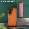 KEYSION Противоударный бронированный чехол для Xiaomi Redmi A5 4G Мягкий силиконовый + ПК Прозрачный сотовый чехол для телефона Xiaomi POCO C71