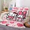 1 шт. Плед Hello Kitty My Melody Легкий фланелевый плед для дивана, кровати, путешествий, кемпинга, гостиной, офиса, дивана, кресла