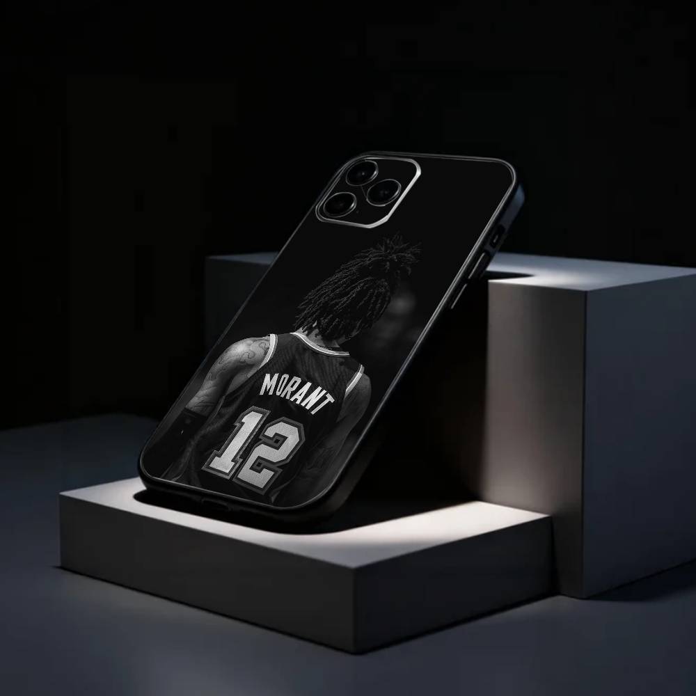 Баскетбол J-Ja M-Morant 12 Чехол для телефона Силиконовый Мягкий Для IPhone 17 16 15 14 13 12 11 X XR Plus Pro Max Plus