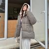 Winter Thickened Cotton Coat Women's Jacket Loose Short Bread  Down Cotton Coat Outerwear