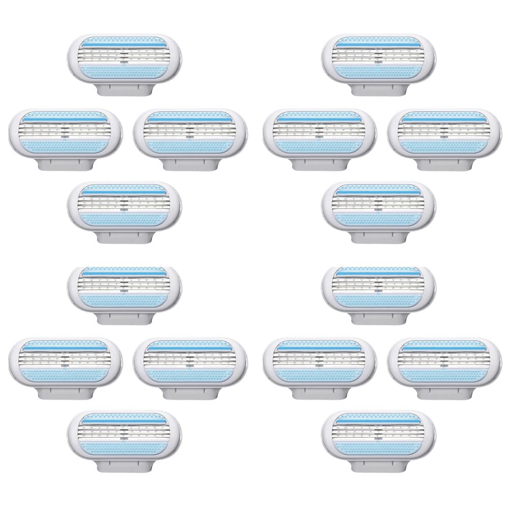 4-20 ШТ. Женские Лезвия для Бритья 3-Слойное Безопасное Лезвие Головка Бритвы Удаление Волос Сменная Головка Женские Лезвия для Бритья для Бритвы Venus