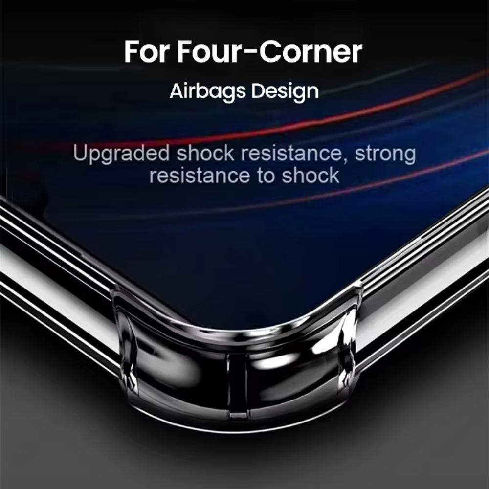 Прозрачный чехол из ТПУ для OnePlus 15 13 12 11 Защитная крышка Четыре угла Ударопрочный бампер Coque Fundas