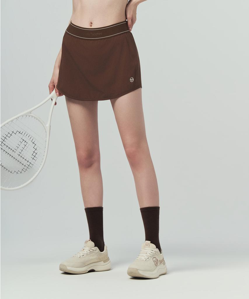 SERGIO TACCHINI W Легкая тканая юбка (Д.Браун)