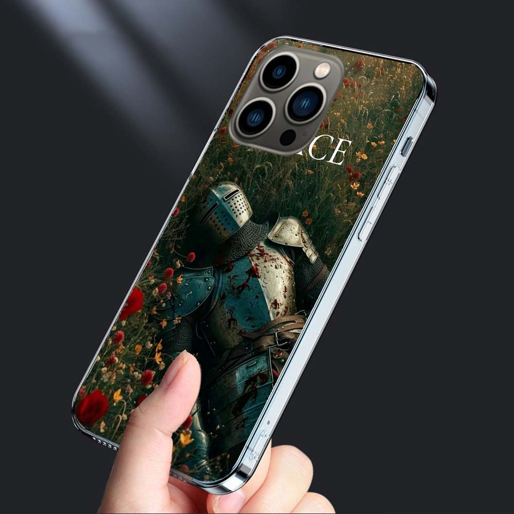 Цветочный Рыцарь Света Чехол для Телефона Для Iphone 16E 15 Pro 14 Plus 17E 16 17 Pro Max Air 11 12 13 Mini Ударопрочный Capa Милый