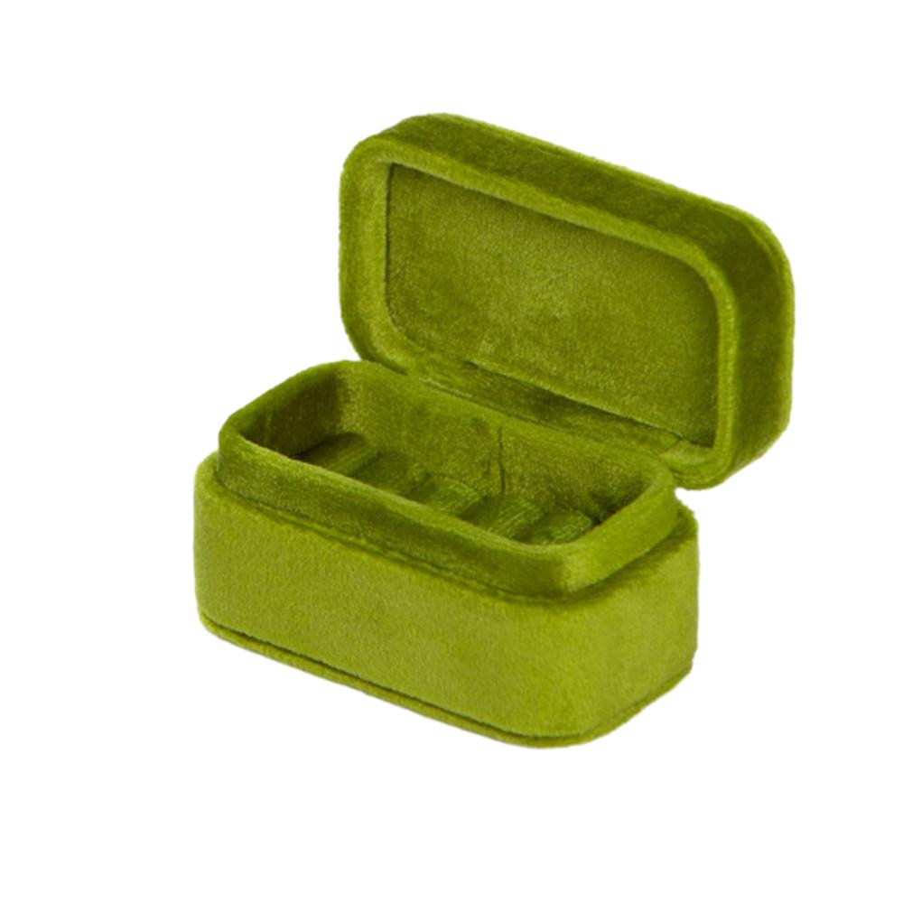 Wedding Rings Bearer Box Square Jewelry Organizer Velvet Rings Holder  Marriage Anniversary