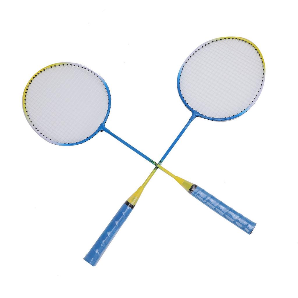 Набор из 1 пары ракеток для бадминтона с 3 нейлоновыми воланами. Набор для бадминтона на 2 игроков с сумкой для переноски.