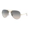 RayBan Color-blocking Styling Design Metallic Aviator Sunglasses Unisex Couple Gold