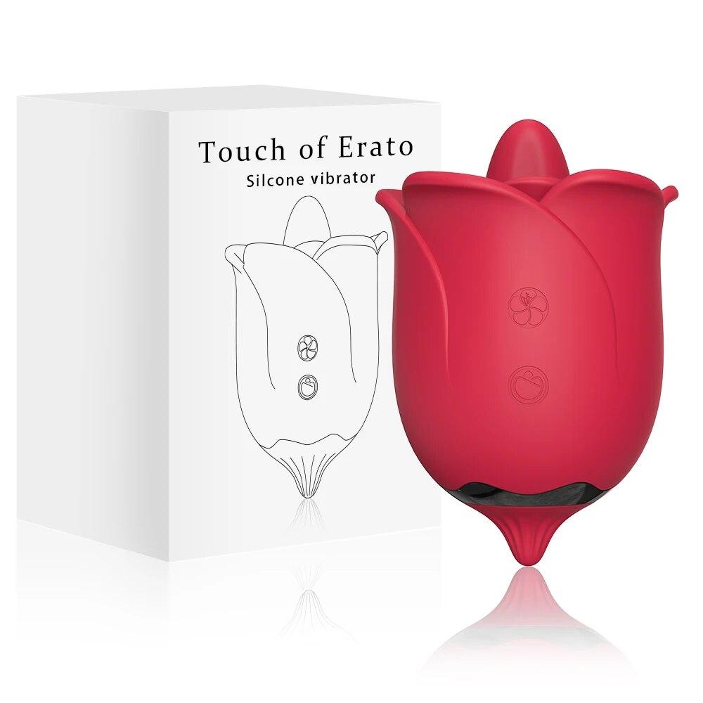 Вибратор для сосания розы, 10 скоростей, вибрирующий клитор, присоска для сосков, минет, стимуляция клитора, женская мастурбация, секс-игрушки для женщин