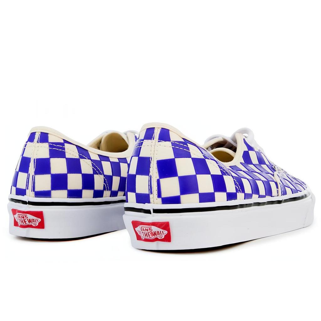Vans Authentic Series Термохромные Меняющие цвет Клетчатые Низкие Кеды из Канваса Унисекс Синие VN0A38EMVKH