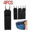 Portable Belt Buckle Unisex Elastic Waist Belt, Metal Hook Buckle-Free Adjustable Stretch Belt Daily Outdoor Jeans For Men Women