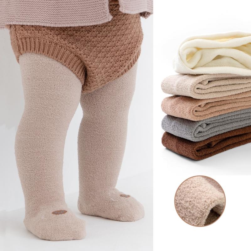 Autumn Winter Pantyhose For Infant Newborn Toddler Cotton Tight for Kid Baby Girls Thicken Tights Cartoon Animals Print Leggings